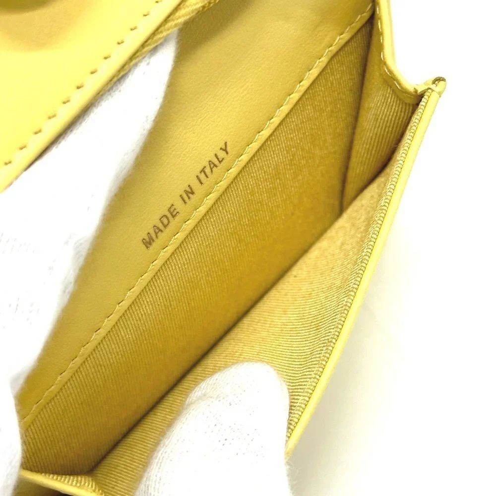 CHANEL Yellow Wallet